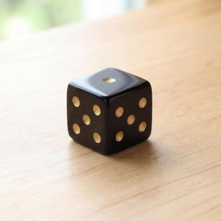 Natural Gemstone Dice, Crystal D6 Dice Set for Tabletop Games, Unique Stone Dice for RPG, Board Game Accessories, Handmade Gamer Gift