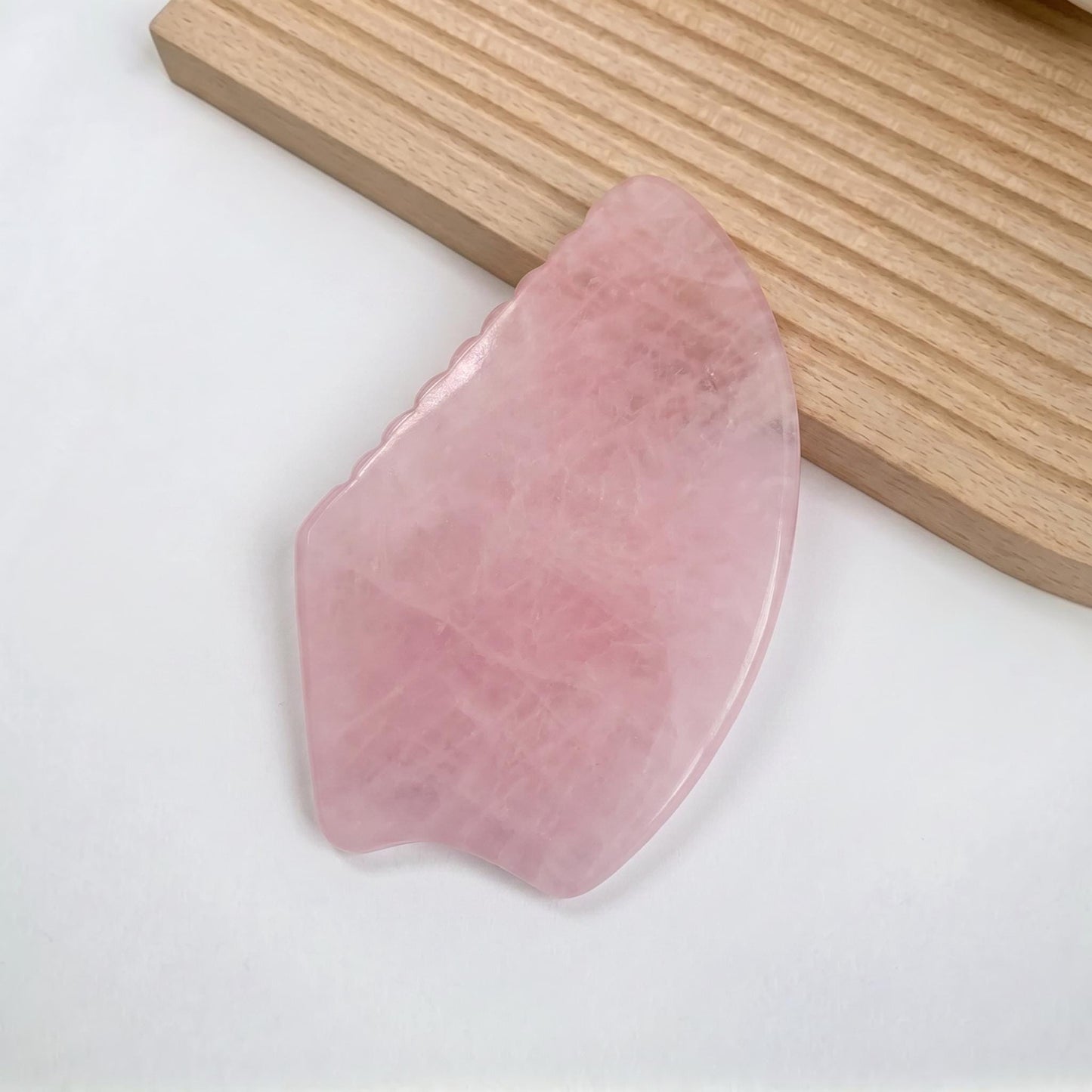 Natural Rose Quartz Gua Sha Tool, Facial Body Massage Crystal Tool, Skin Care Relaxing Massage, Self Care Face Sculpting Tool, Unique Gift