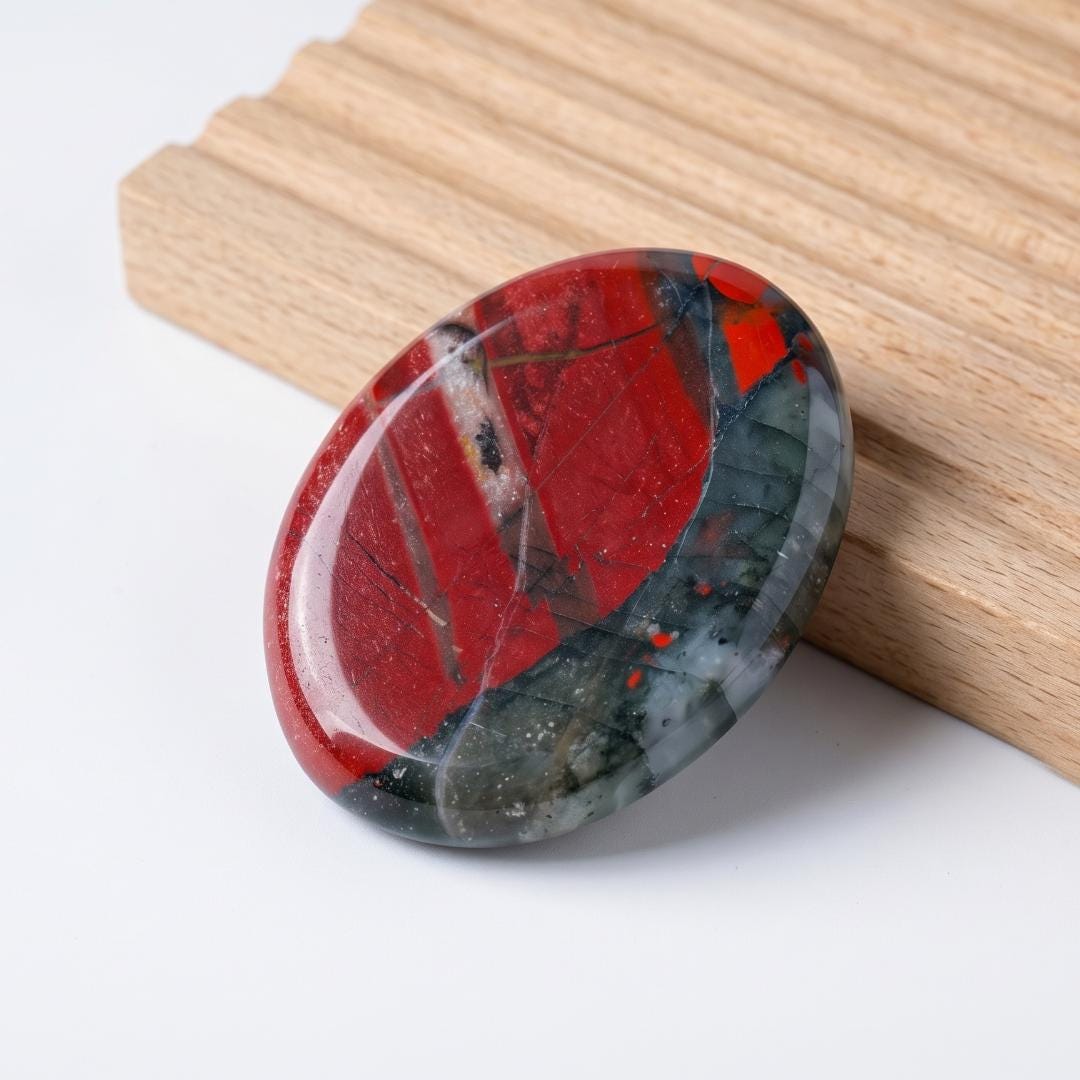 Personalized Sensory Stone & Worry Stone for Stress Relief, Polished Palm Gemstone for Meditation and Yoga, Unique Relaxation Gift