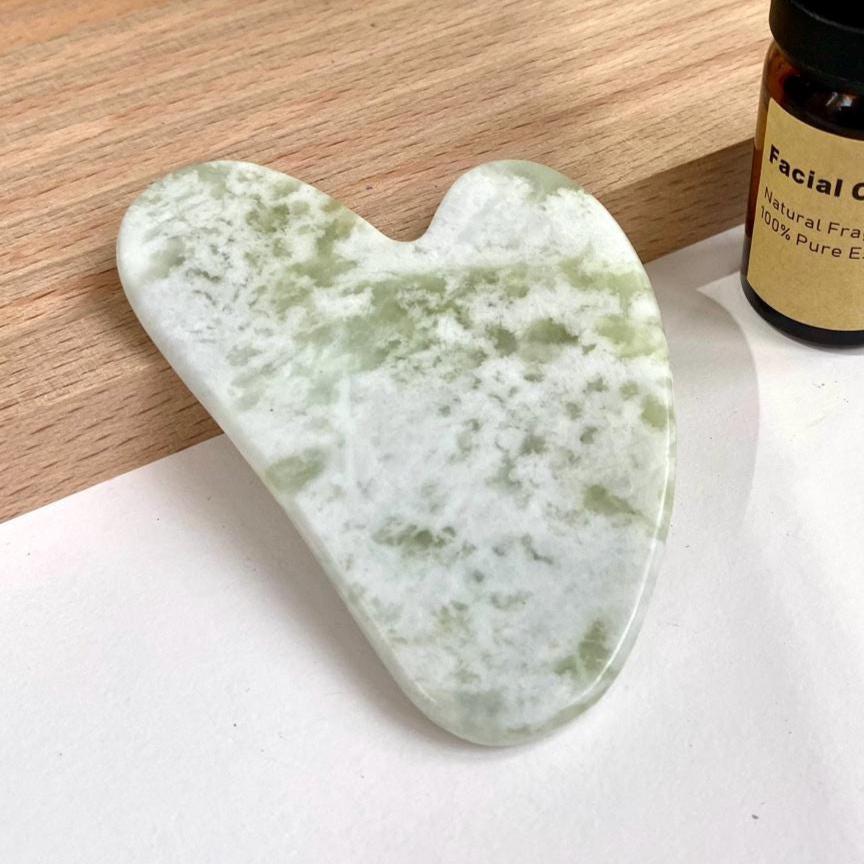 Natural Gemstone Gua Sha Tool, Crystal Facial Massage Tool, Face Sculpting Stone, Skincare Routine, Self Care Gift