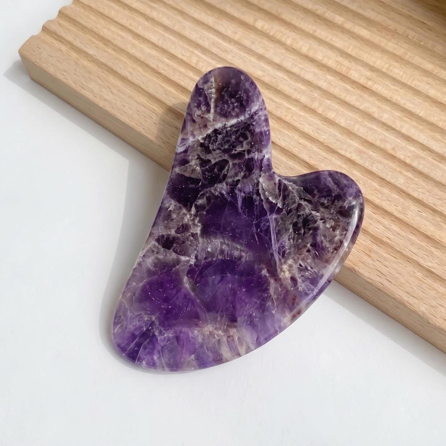 Natural Gemstone Gua Sha Tool, Crystal Facial Massage Tool, Face Sculpting Stone, Skincare Routine, Self Care Gift