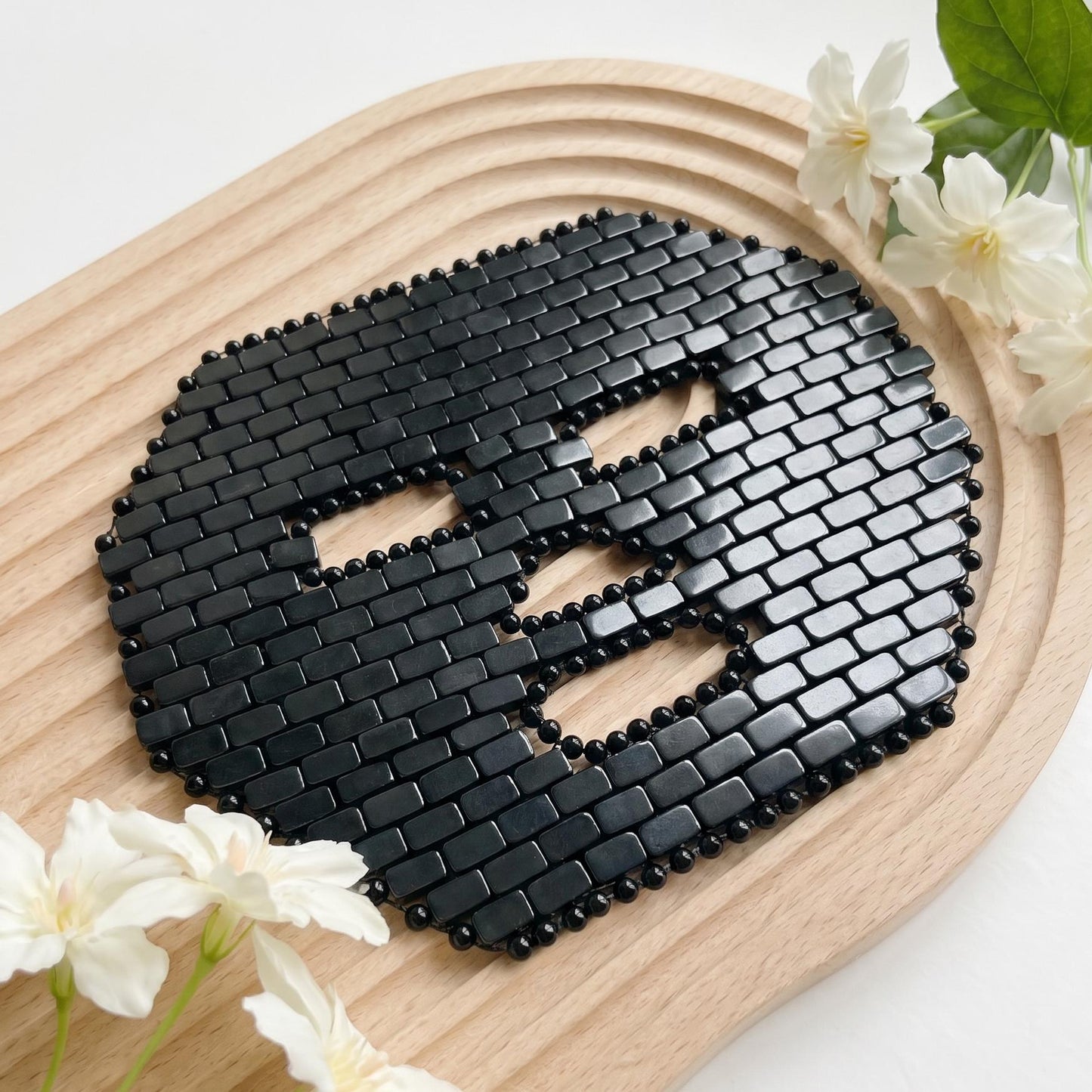 Cooling Gemstone Face Mask, Natural Crystal Beauty Tool, Rose Quartz Amethyst Full Face Cover, Wellness Ritual Mask, Self Care Gift