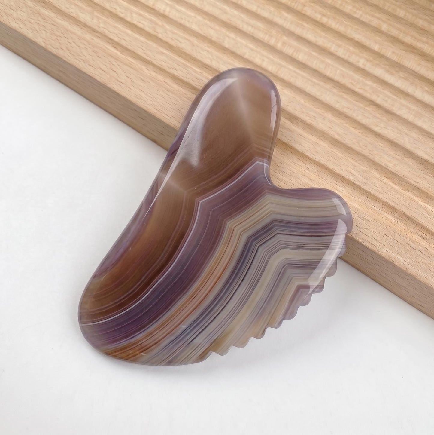 Personalized Engraved Gua Sha Tool, Custom Name Crystal Facial Massager, Natural Rose Quartz Jade Amethyst Gua Sha Stone, Spa Gift for Her