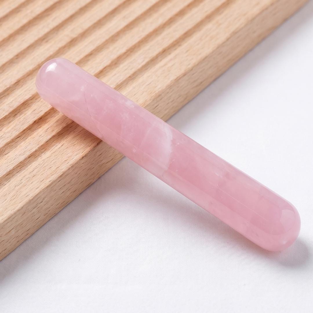 Personalized Engraved Crystal Wand, Polished Gemstone Rod, Natural Crystal Collectible, Desk Ornament & Custom Crystal Gift