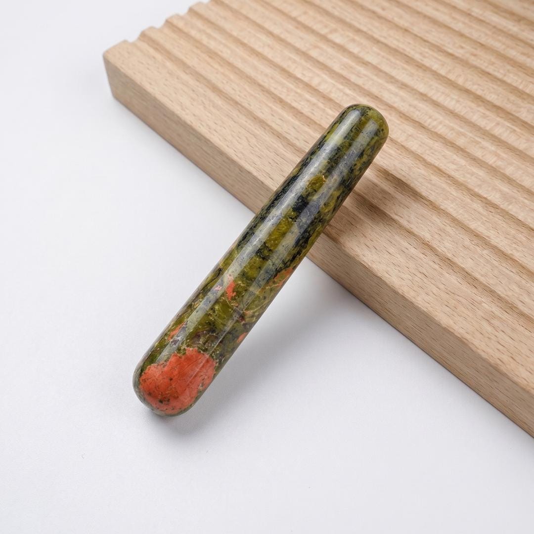 Personalized Engraved Crystal Wand, Polished Gemstone Rod, Natural Crystal Collectible, Desk Ornament & Custom Crystal Gift