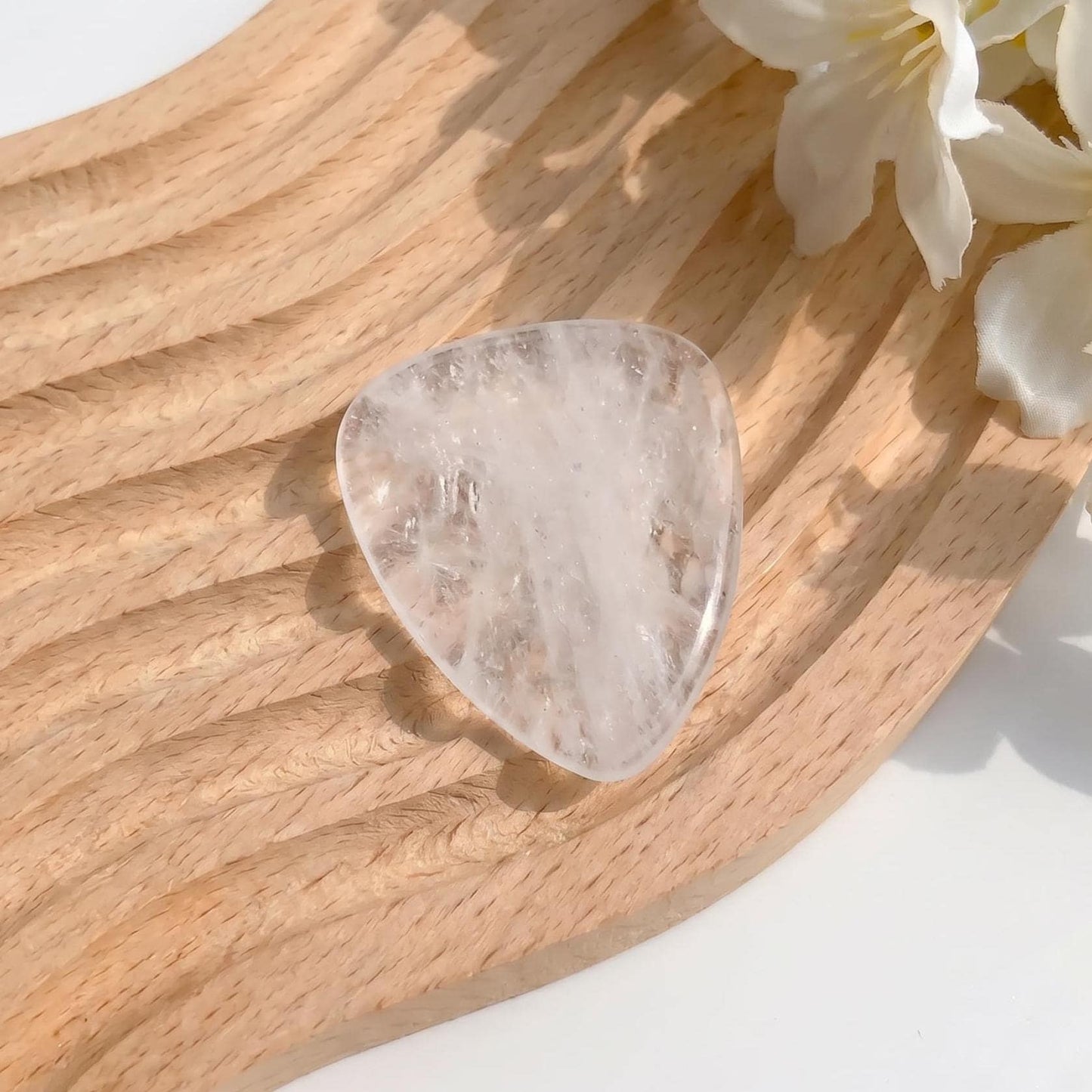 Custom Engraved Gemstone Guitar Picks, Natural Crystal Stone Plectrums, Personalized Music Gift, Rose Amethyst Lapis, Custom Musician Gift