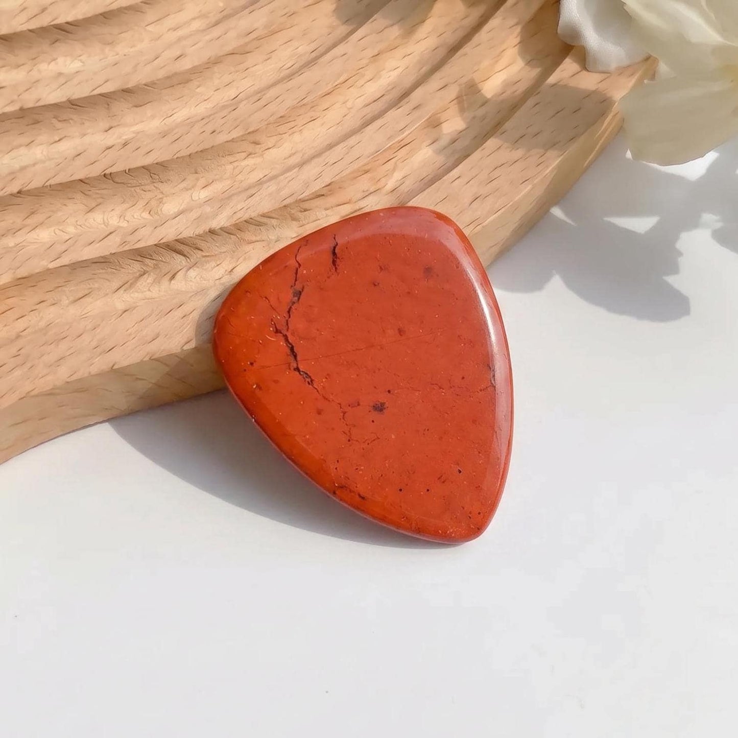 Custom Engraved Gemstone Guitar Picks, Natural Crystal Stone Plectrums, Personalized Music Gift, Rose Amethyst Lapis, Custom Musician Gift