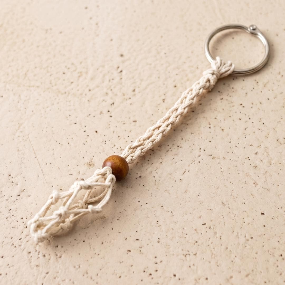 Adjustable Necklace Cord Empty Stone Holder, Large Crystal Cage Cord for Quartz Raw Gemstone, Woven Interchangeable Pendant Necklace Rope