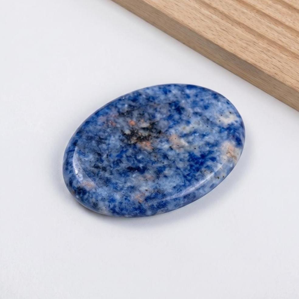 Personalized Sensory Stone & Worry Stone for Stress Relief, Polished Palm Gemstone for Meditation and Yoga, Unique Relaxation Gift
