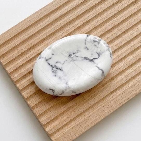 Personalized Sensory Stone & Worry Stone for Stress Relief, Polished Palm Gemstone for Meditation and Yoga, Unique Relaxation Gift