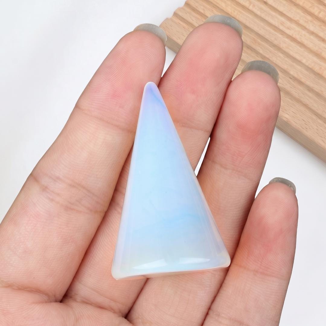 Crystal Ring Holder Cone, Gemstone Ring Stand for Jewelry Display, Natural Stone Ring Organizer, Minimalist Trinket Storage, Gift for Her