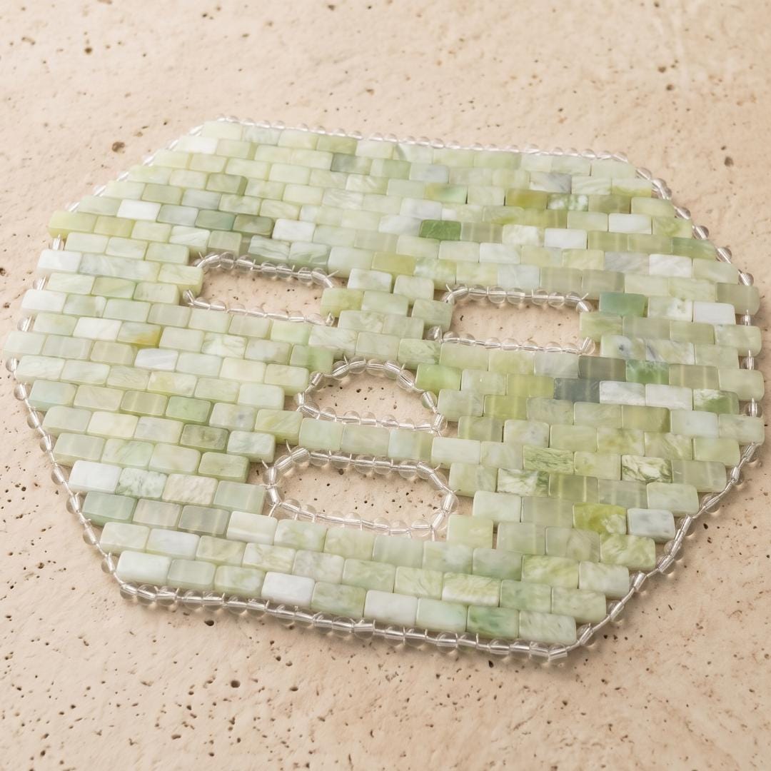Cooling Gemstone Facial Mask, Jade Crystal Eye Mask, Amethyst Rose Quartz Sheet Mask, Sustainable Sleep Blindfold, Meditation Gift