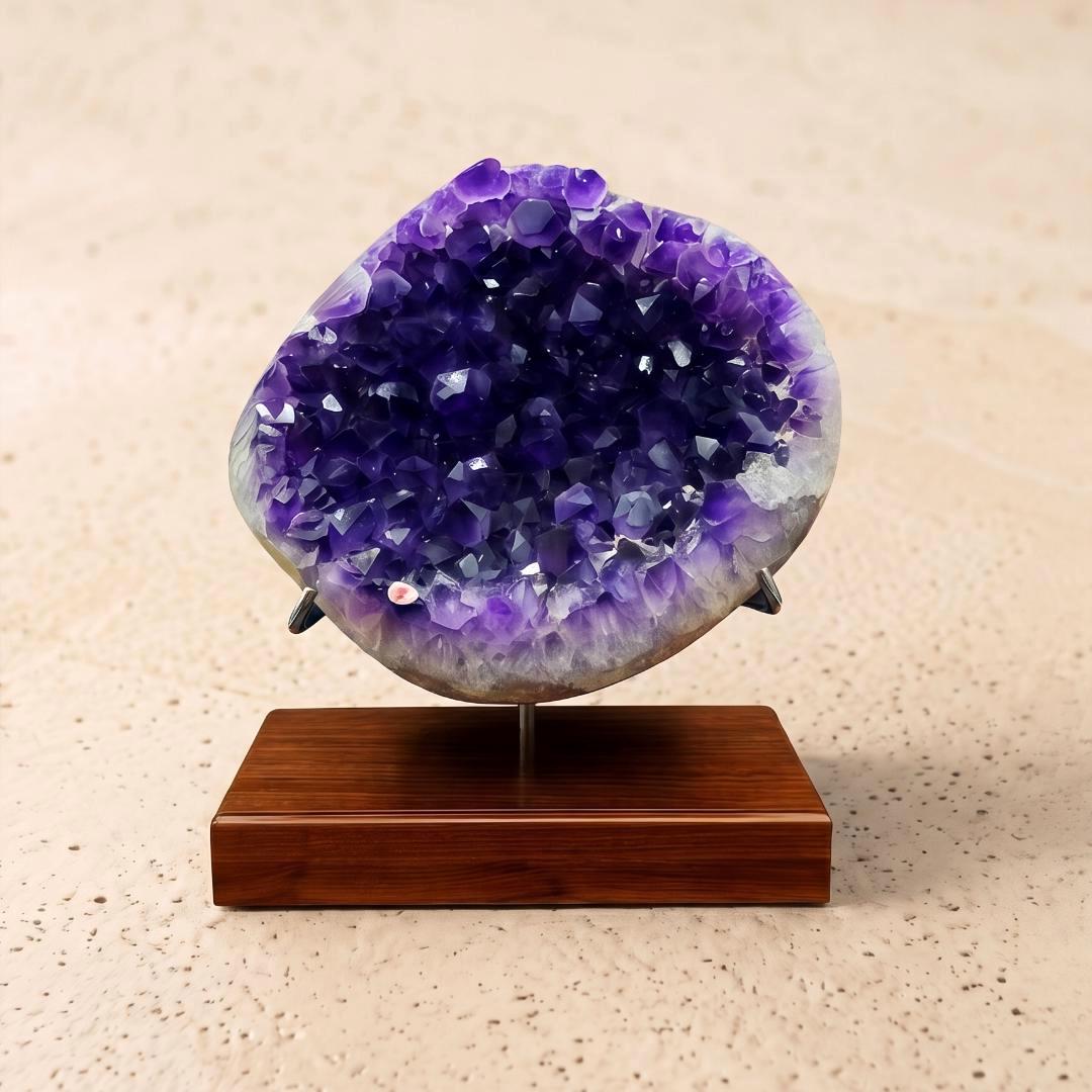Custom Crystal Display Stand，Mineral Specimen Holder，Geode Cluster Base，Fossil Agate Slice Stand，Unique Rock Collector Gift，Zen Decor