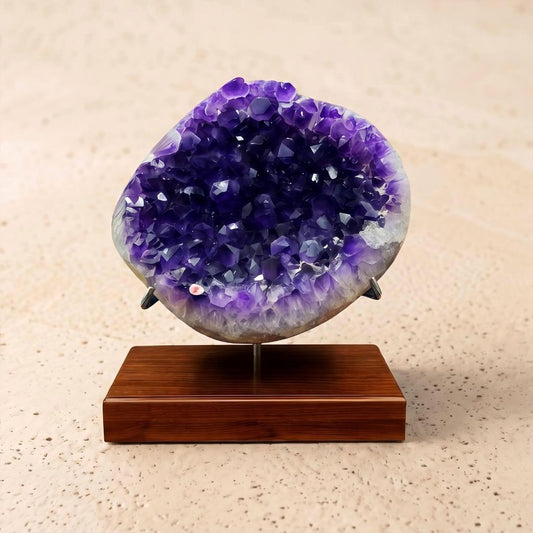 Custom Crystal Display Stand，Mineral Specimen Holder，Geode Cluster Base，Fossil Agate Slice Stand，Unique Rock Collector Gift，Zen Decor