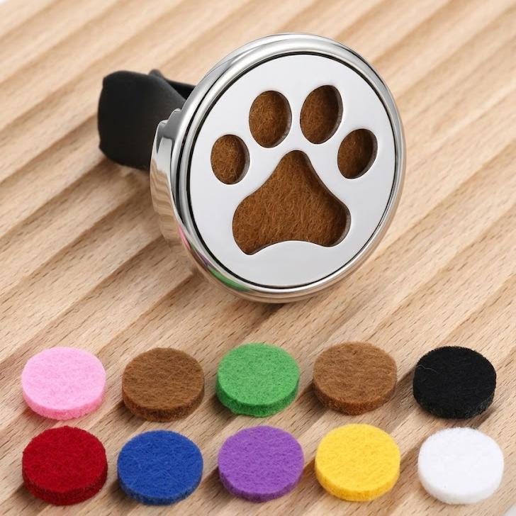 Stainless Steel Car Vent Essential Oil Diffuser Clip, Aromatherapy Air Freshener, Mini Car Air Vent Perfume, Unique Car Decor Gift
