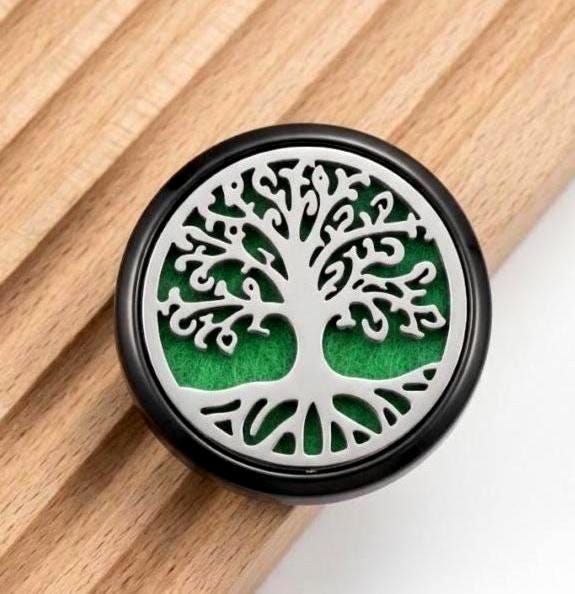 Stainless Steel Car Vent Essential Oil Diffuser Clip, Aromatherapy Air Freshener, Mini Car Air Vent Perfume, Unique Car Decor Gift