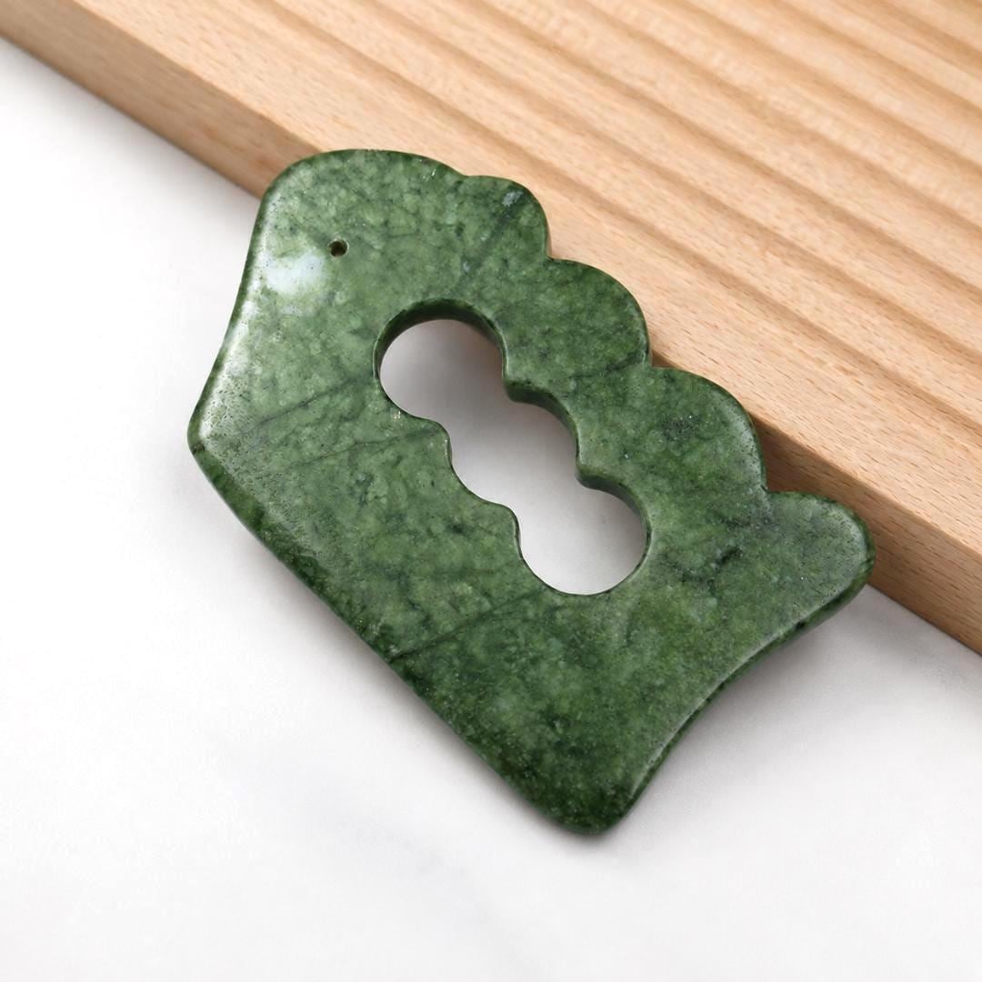 Custom Engraved Gua Sha Body Tool, Personalized Jade Massage Scraper, Natural Stone Body Sculpting Plaque, Self Care Luxury Gift for Her