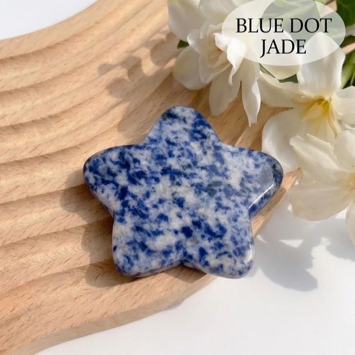 Custom Natural Gemstone Phone Grip, Star Heart Oval Crystal Phone Stand, Cute Kindle Grip Gift for Her
