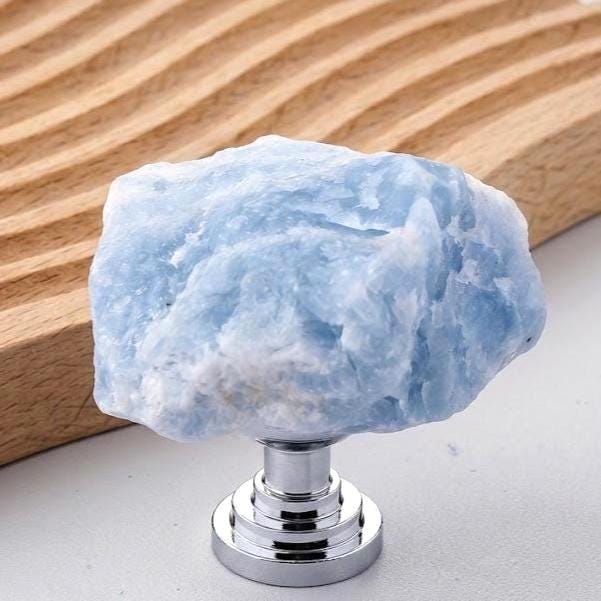 Raw Amethyst Quartz Cabinet Knobs, Natural Crystal Drawer Pulls with Screws, Unique Stone Wardrobe Handles, Ikea Hemnes Dresser Knobs Hack