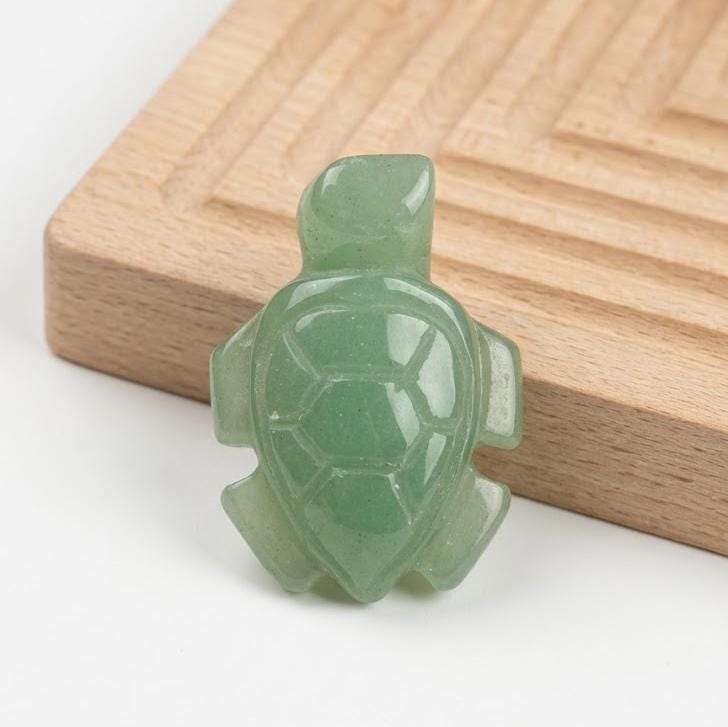 Natural Stone Turtle Figurine, Mini Gemstone Sea Turtle Statue, Handcarved Quartz Animal Charm, Cute Desk Decor, Turtle Gift for Her