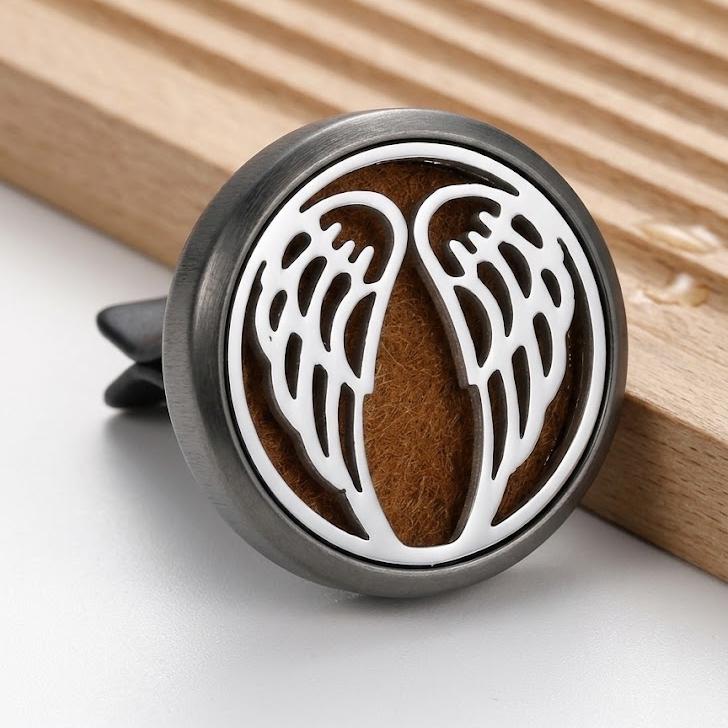 Stainless Steel Car Vent Essential Oil Diffuser Clip, Aromatherapy Air Freshener, Mini Car Air Vent Perfume, Unique Car Decor Gift