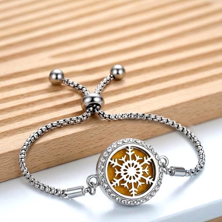 Essential Oil Diffuser Bracelet, Tree of Life Mandala Cat Design, Adjustable Steel Aromatherapy Bracelet, Self Care Gift for Her