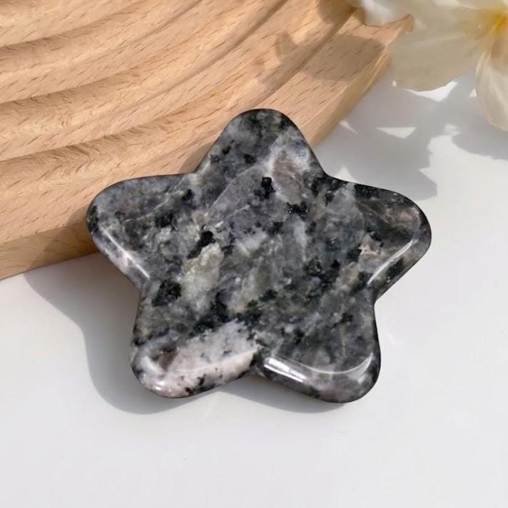 Custom Natural Gemstone Phone Grip, Star Heart Oval Crystal Phone Stand, Cute Kindle Grip Gift for Her