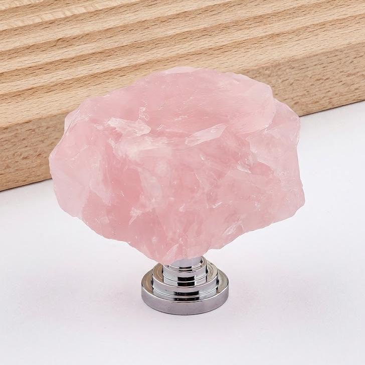 Raw Amethyst Quartz Cabinet Knobs, Natural Crystal Drawer Pulls with Screws, Unique Stone Wardrobe Handles, Ikea Hemnes Dresser Knobs Hack