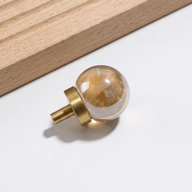 Crystal Cabinet Knobs, Natural Gemstone Dresser Knob, Rose Quartz Drawer Pull, Luxury Brass Hardware, Wardrobe Handle, Housewarming Gift
