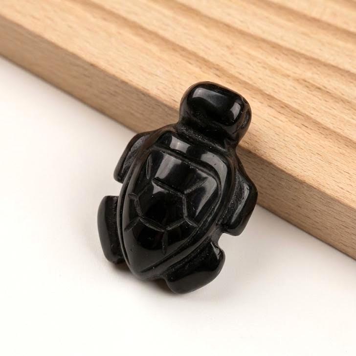 Natural Stone Turtle Figurine, Mini Gemstone Sea Turtle Statue, Handcarved Quartz Animal Charm, Cute Desk Decor, Turtle Gift for Her